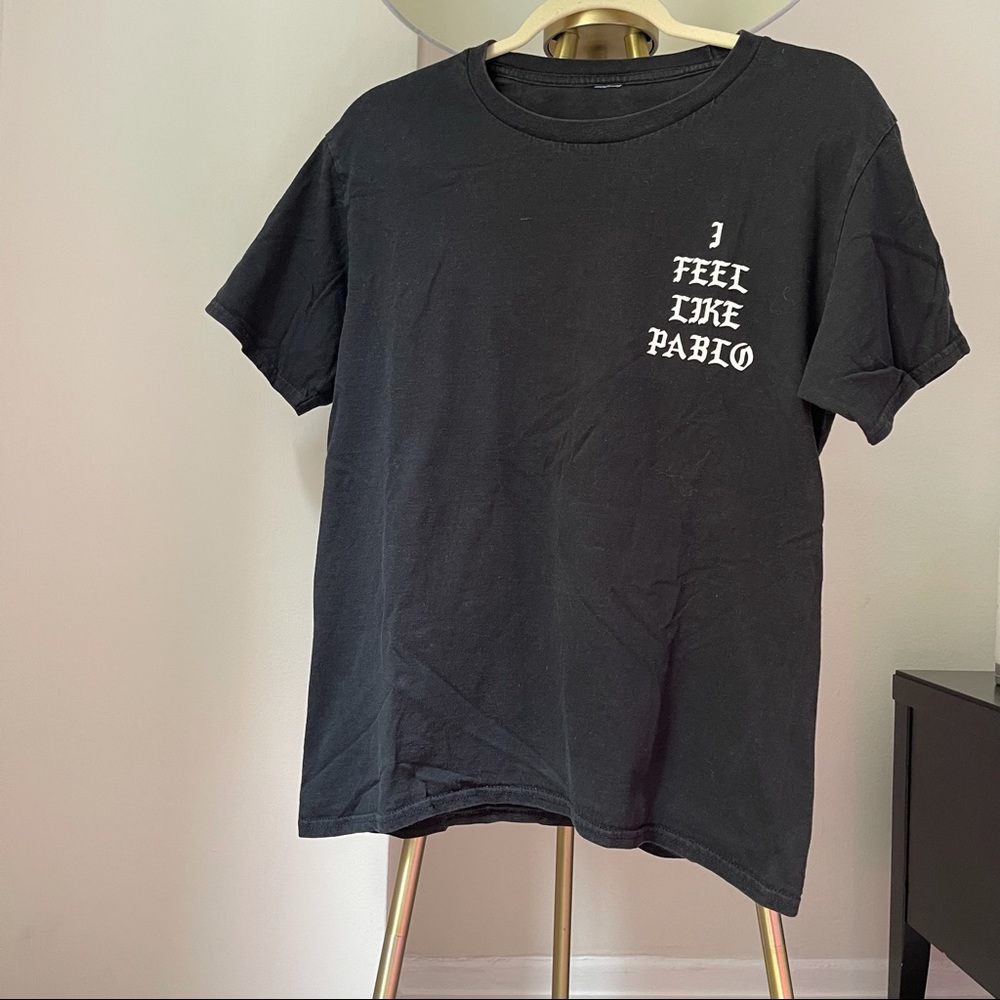 I FEEL LIKE PABLO Black TEE kanye west S